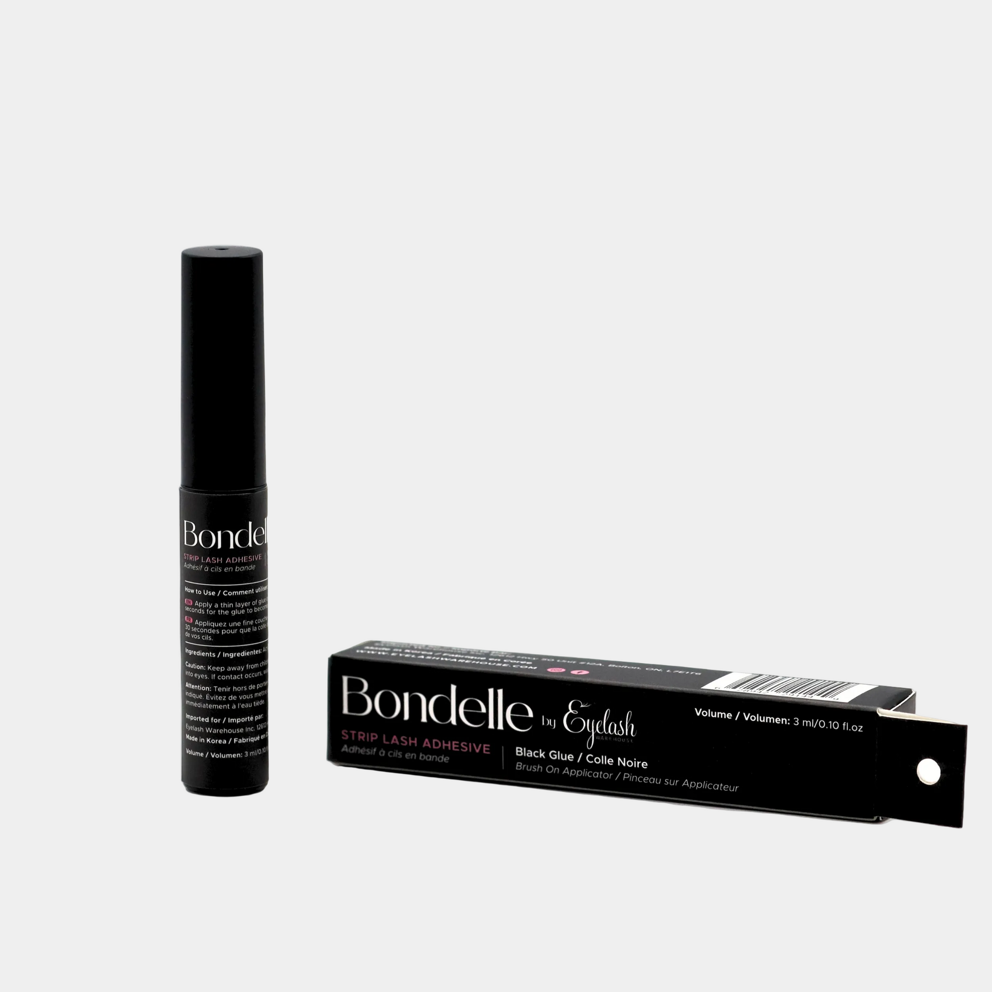 strip lash adhesive bottle with packaging shot